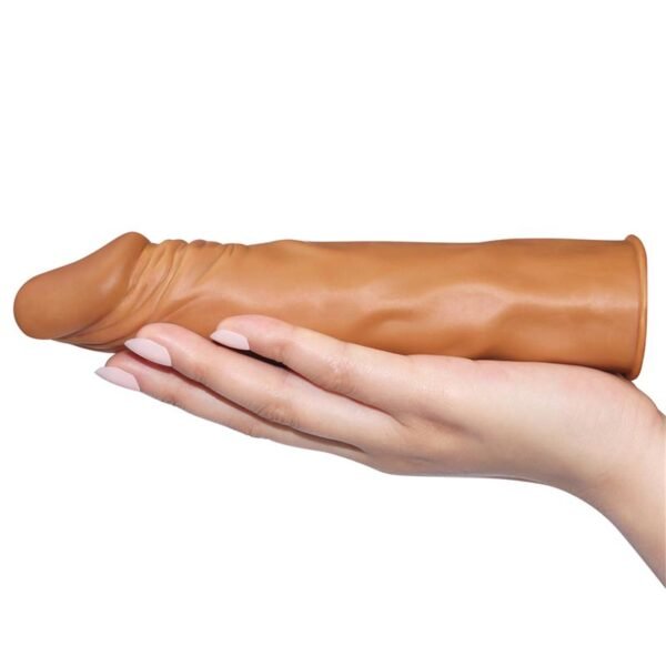 Penis Sleeve Add 2 Pleasure X Tender Brown - Afbeelding 3