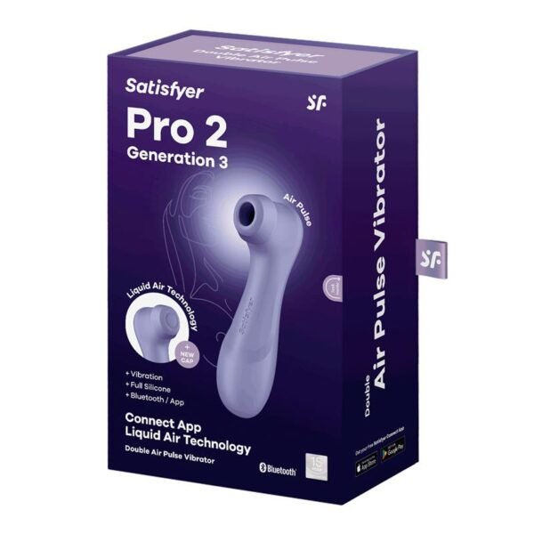 Pro 2 Genera 3 Liquid Air Technology Zuigen en Vibratie APP Connect Lilac - Afbeelding 6