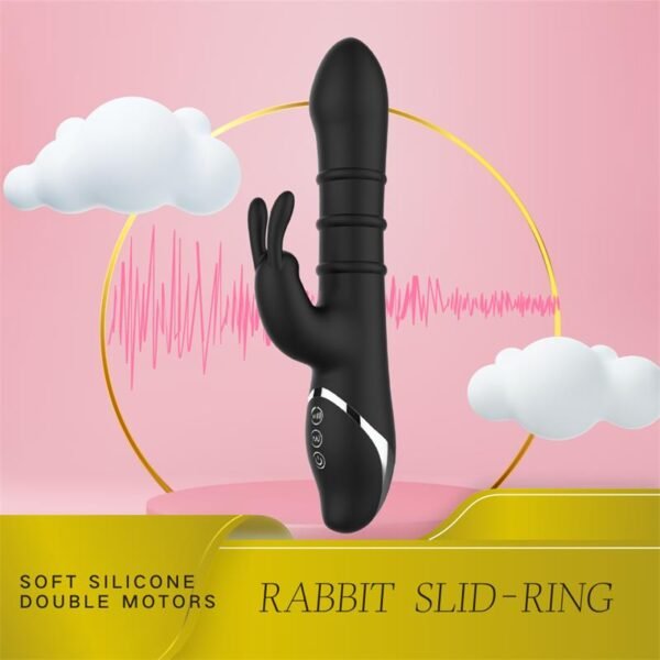 Reipo Vibrator with Up and Down Sliding Rings - Afbeelding 11