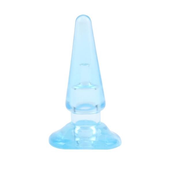 SASSY Buttplug-Blauw 10,4 x 3,2cm