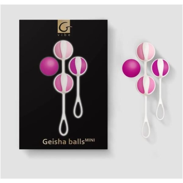 Set van 4 Geisha Ballen Mini Raspberry - Afbeelding 5