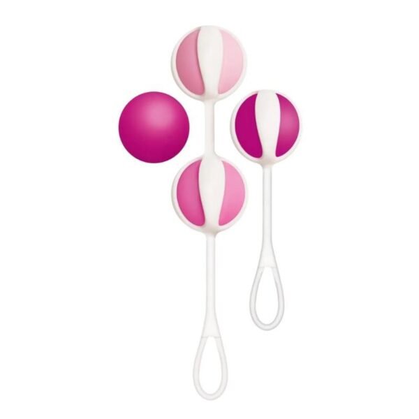 Set van 4 Geisha Ballen Mini Raspberry