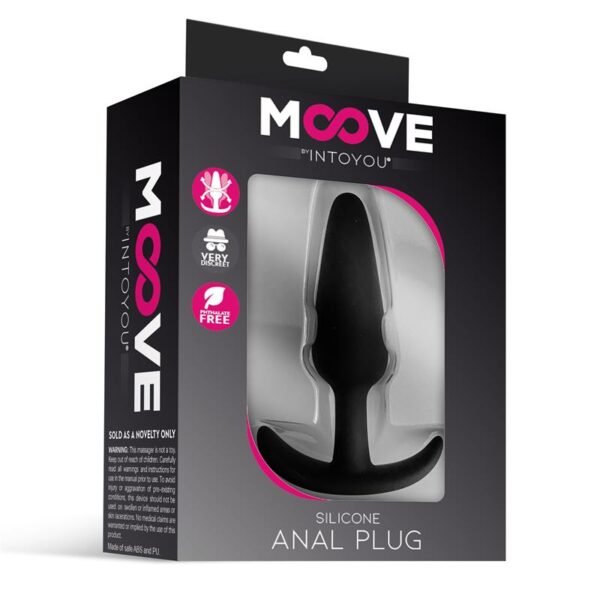 Siliconen Buttplug Small Zwart - Afbeelding 2