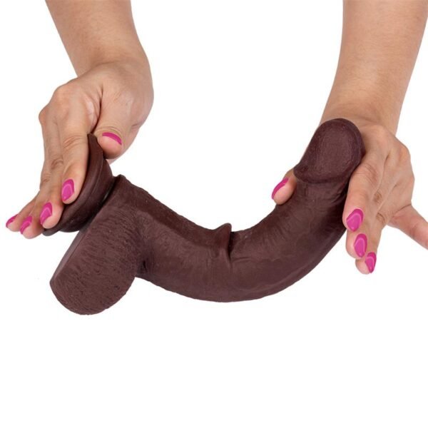 Slidy Realistic Dildo Dual Layer Retractable and Adjustable 9 - Afbeelding 5