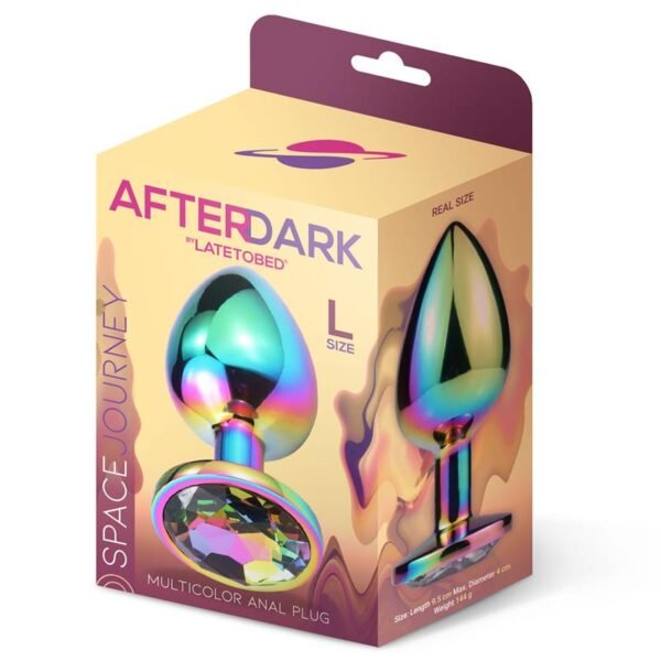 Space Journey MultiKleur Buttplug Juweel Maat L - Afbeelding 2