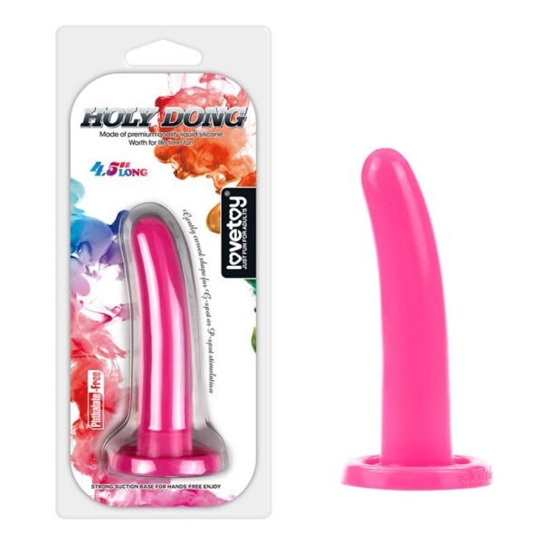 Stimulator Holy Dong 4.5 Liquid Siliconen Roze - Afbeelding 8