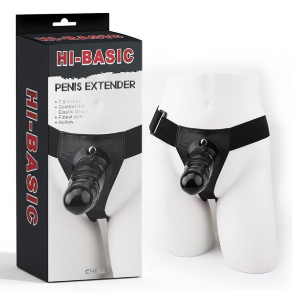 Strap-On Harnas met Holle dildo Penis Extender 7.5