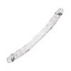 Supreme Dubbele Dildo 38.5 cm Transparant