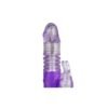 Rabbit Vibrator Stoten en Roterende Ballen Paars - Afbeelding 3