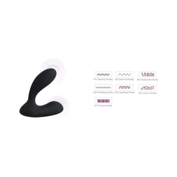 Vick Butt Plug G-spot and Prostate Remote Controlled - Afbeelding 2